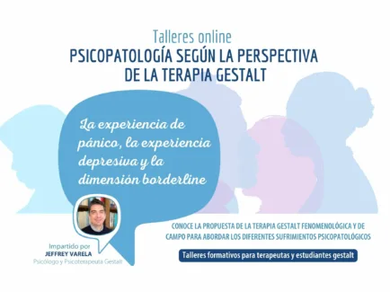 Talleres online de psicopatología según la perspectiva de la Terapia Gestalt con Jeffrey Varela - Terapiados Valencia
