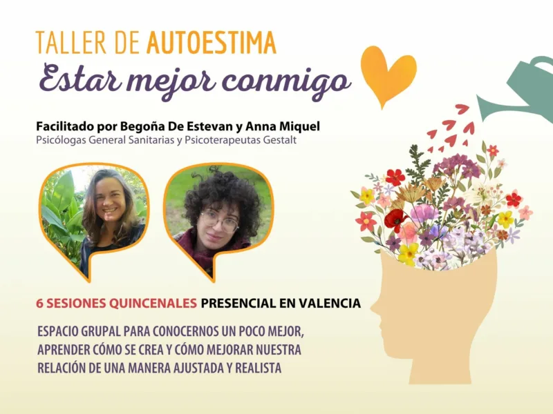 Estar mejor conmigo: Taller presencial de Autoestima